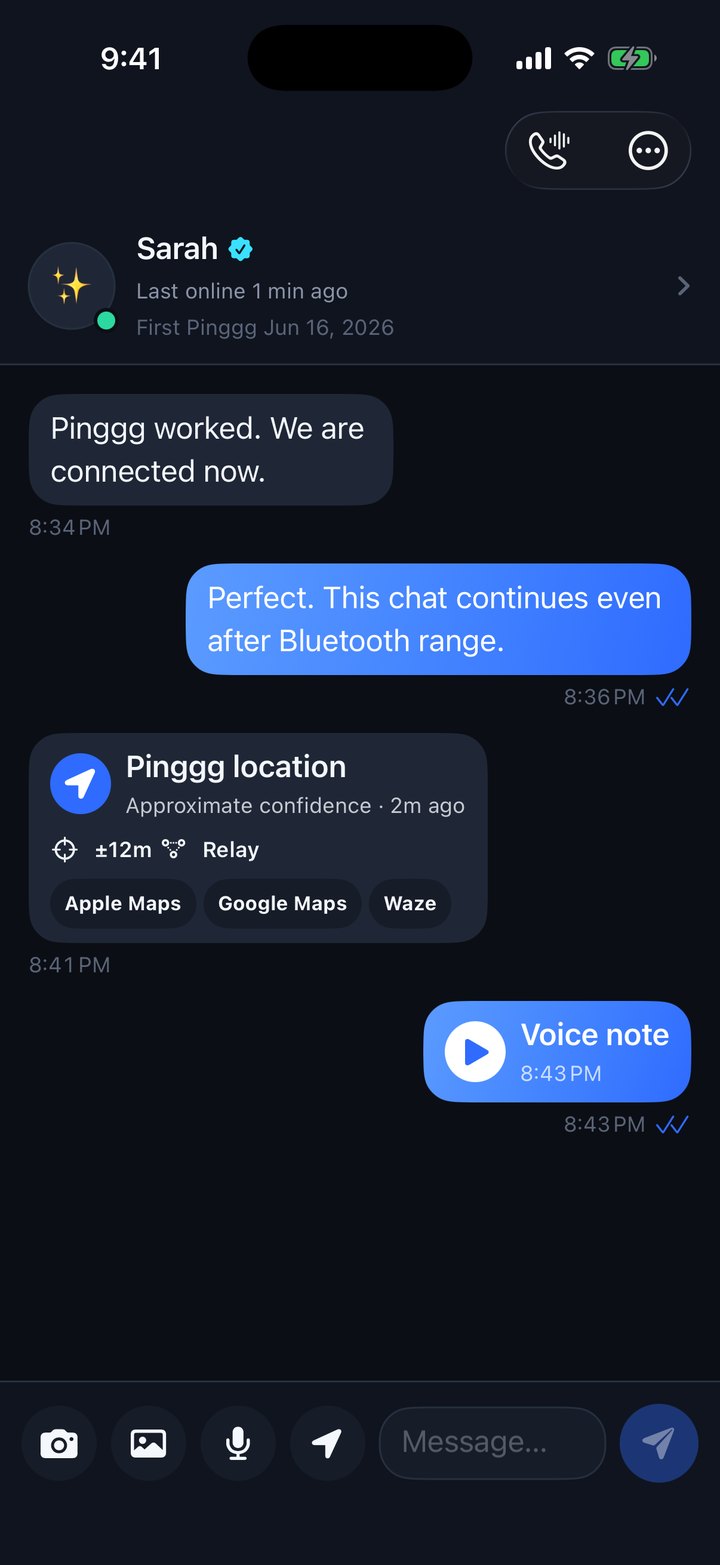 Location pin in chat